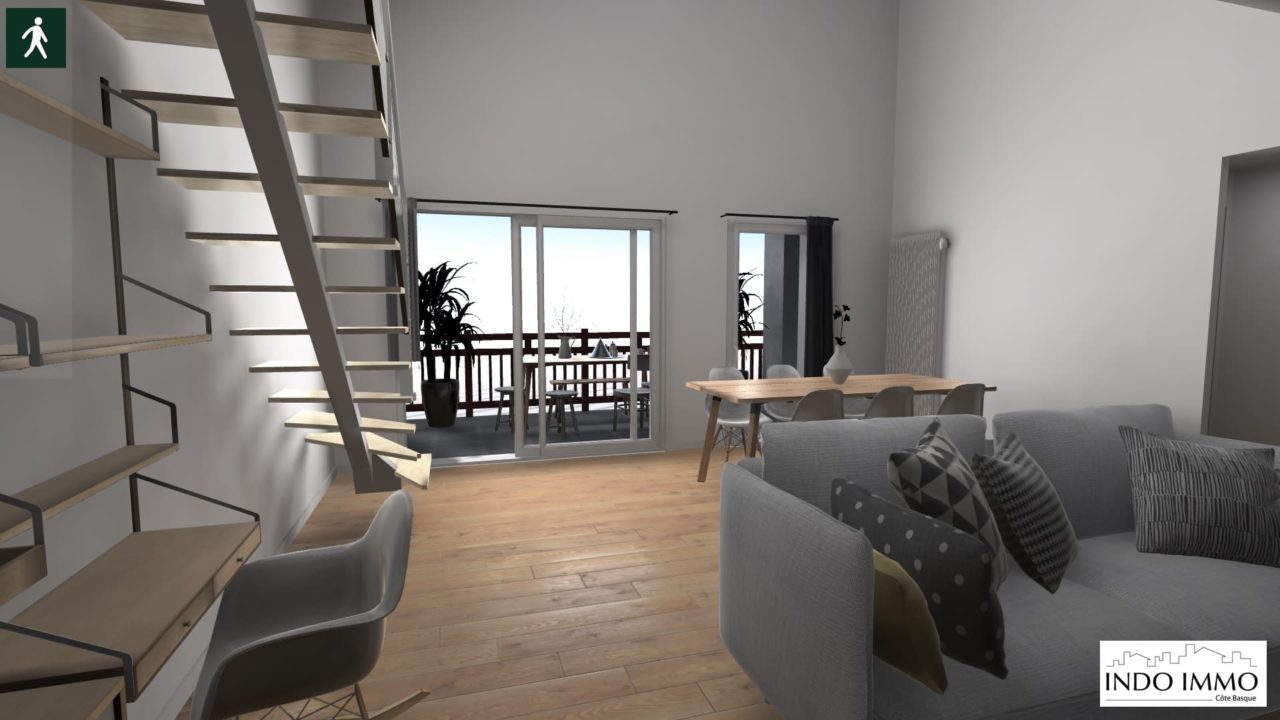 nouveau programme achat immobilier neuf, t2, t3, t4 résidence ESKOLA à sare 64310 pres de saint jean de luz sur la côte basque